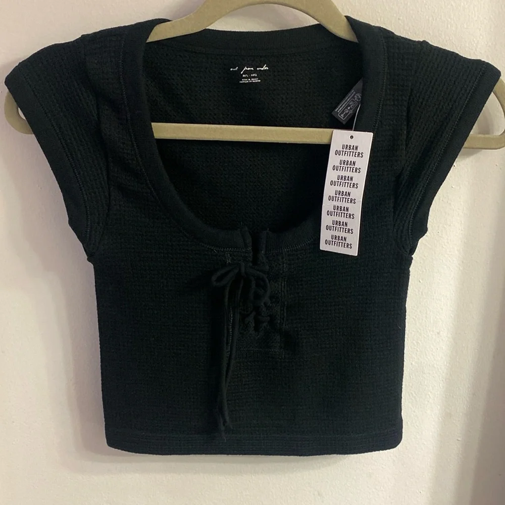SALE 🖤🩷Urban outfitters out from under🖤 waffle shirt NEW soft - Picture 3 of 7
